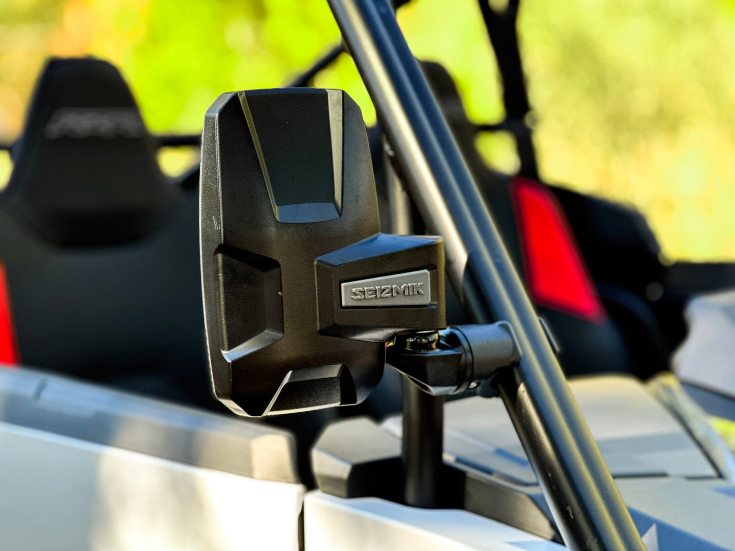 Seizmik 24+ Polaris/Can-Am/Honda/Kaw Embark Side View Mirror - Adj. 1.75-2 in. ROP Clamp Pair 56-18114