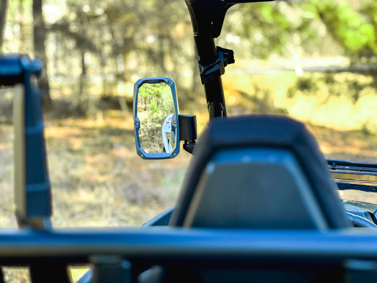 Seizmik 24+ Polaris/Can-Am/Honda/Kaw Embark Side View Mirror - Adj. 1.75-2 in. ROP Clamp Pair 56-18114