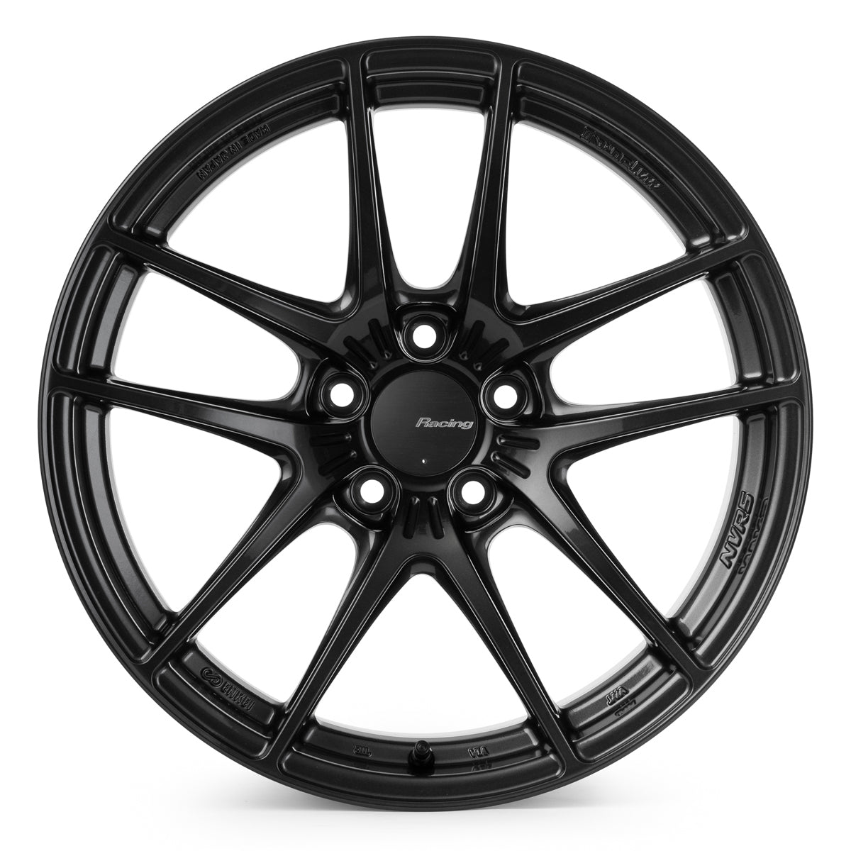 Enkei NVR5 18x10.5in / 5x112 BP / ET34 / 66.5mm Bore - Gunmetal Wheel