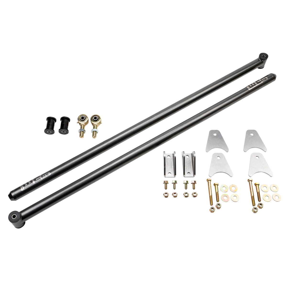 Wehrli Custom Fabrication WCF100854-GB RCLB/CCSB/ECSB 60in Traction Bar Kit Gloss Black for Ford / Dodge / Ram HD