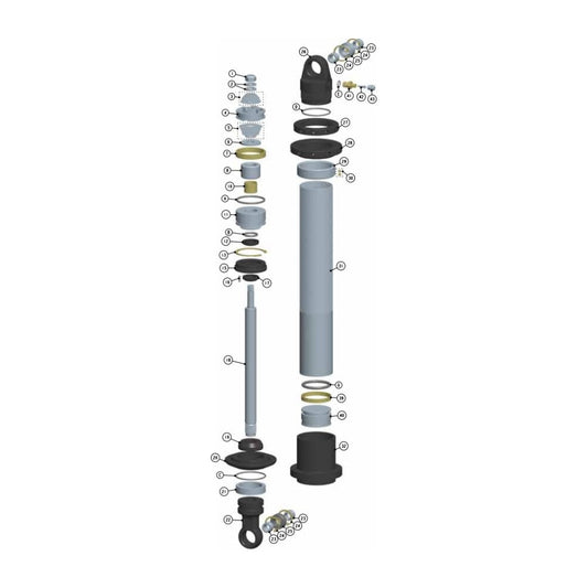 Fox Replacement Hose - 7/16-20 O Ring Boss x 7/16-20 O Ring Boss 12.00 TLG