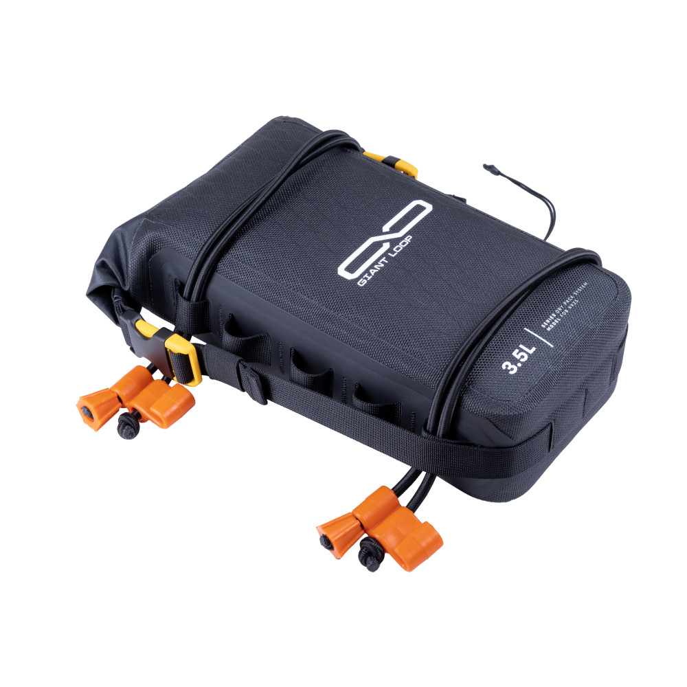 Giant Loop FDBG25-B Fender Bag Number Plate Bag 3.5L Black Motorcycle
