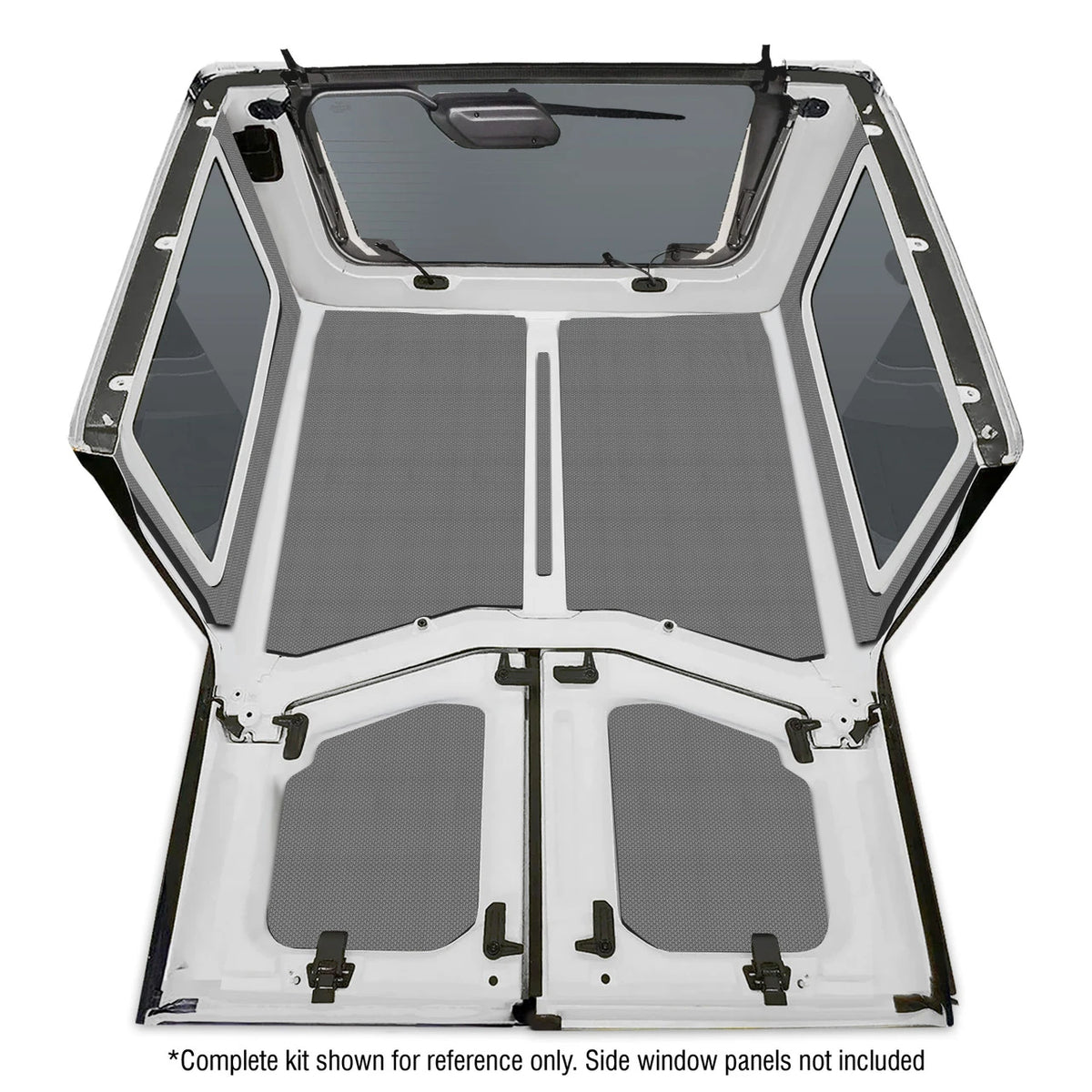 DEI for 2018-2023 Jeep Wrangler JL 2-Door Boom Mat Headliner - 5 Piece - Gray