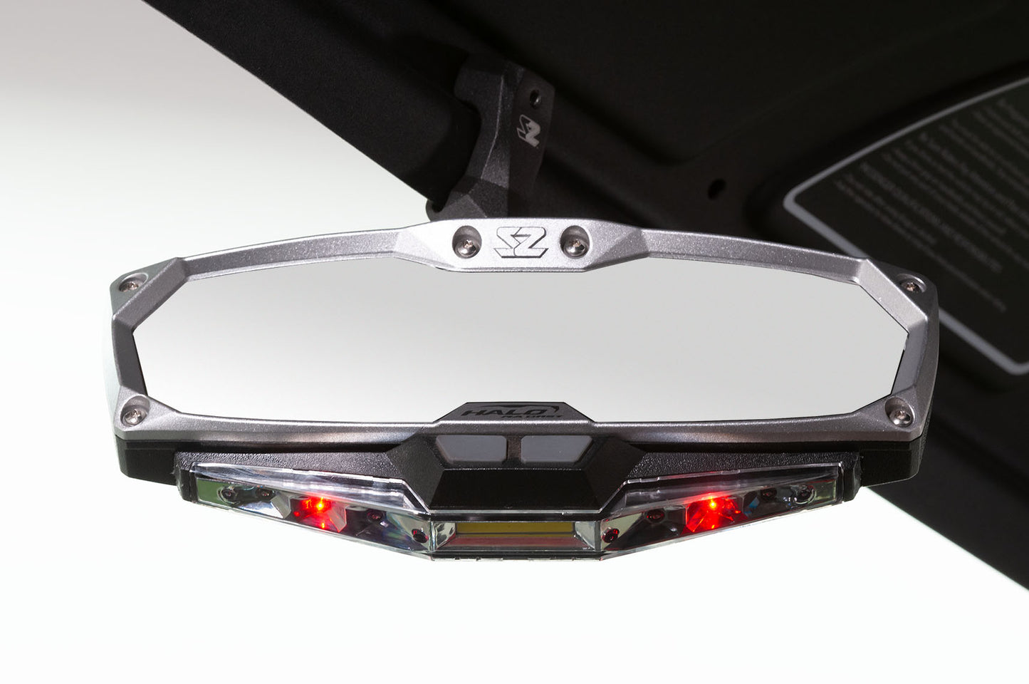 Seizmik 03+ A Cat/CFM/Hon/Kaw/Pol/Yam Halo-RA LED Rear View Mirror - 1.75 in. Clamp Pair 18019