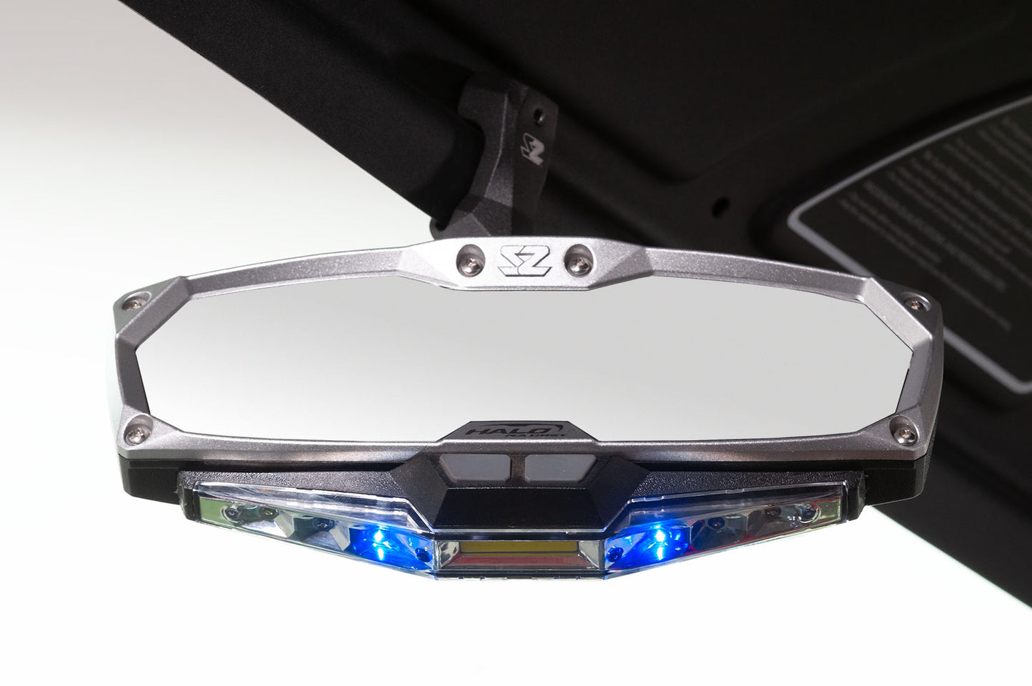 Seizmik 03+ A Cat/CFM/Hon/Kaw/Pol/Yam Halo-RA LED Rear View Mirror - 1.75 in. Clamp Pair 18019