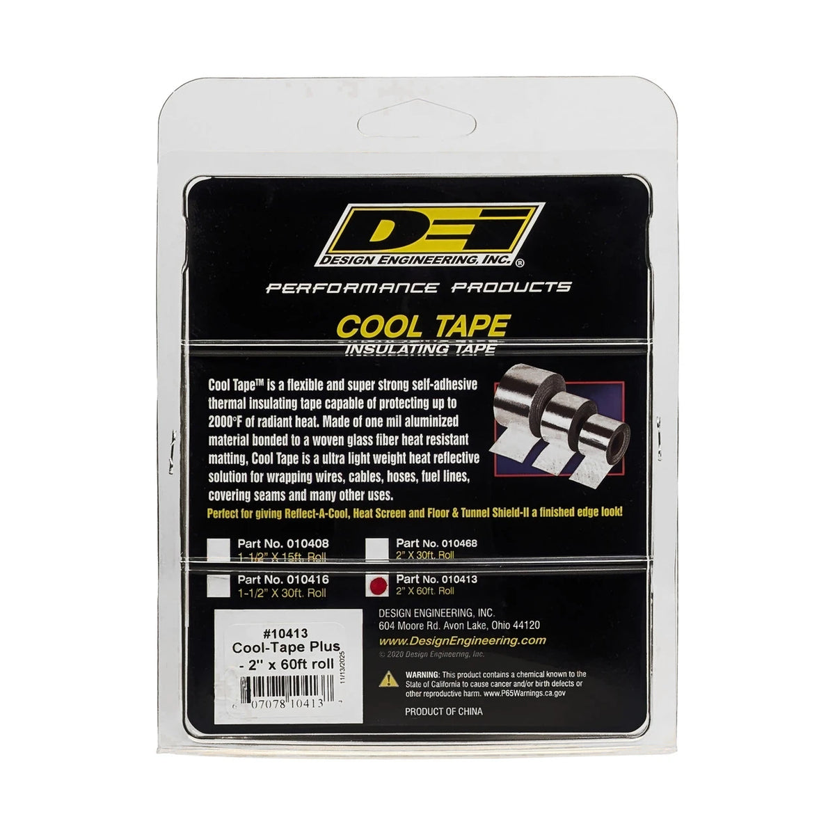 DEI Cool-Tape Plus 2in x 60ft Roll