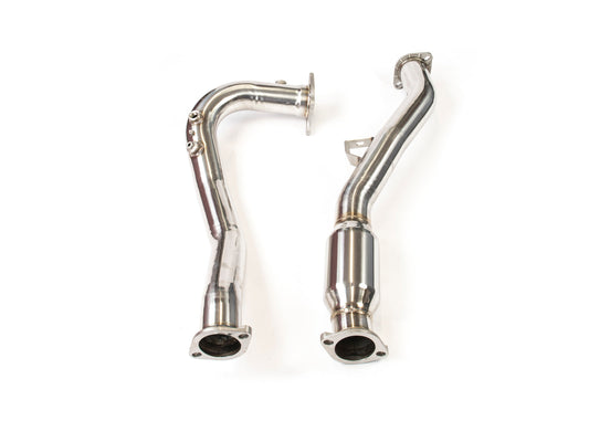 Invidia HS15SWMDOCB 15-21 Subaru WRX FA20 CATTED Down Pipe (Bottom Cat) wide Band