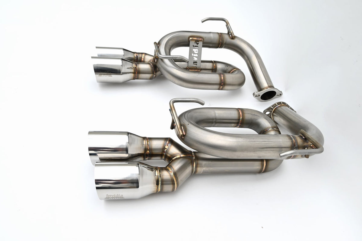 Invidia HS22SW4AT4SSL 22-Up Subaru WRX Axle Back Twin Loop 3.5" Single Layer S.S. Tip Exhaust