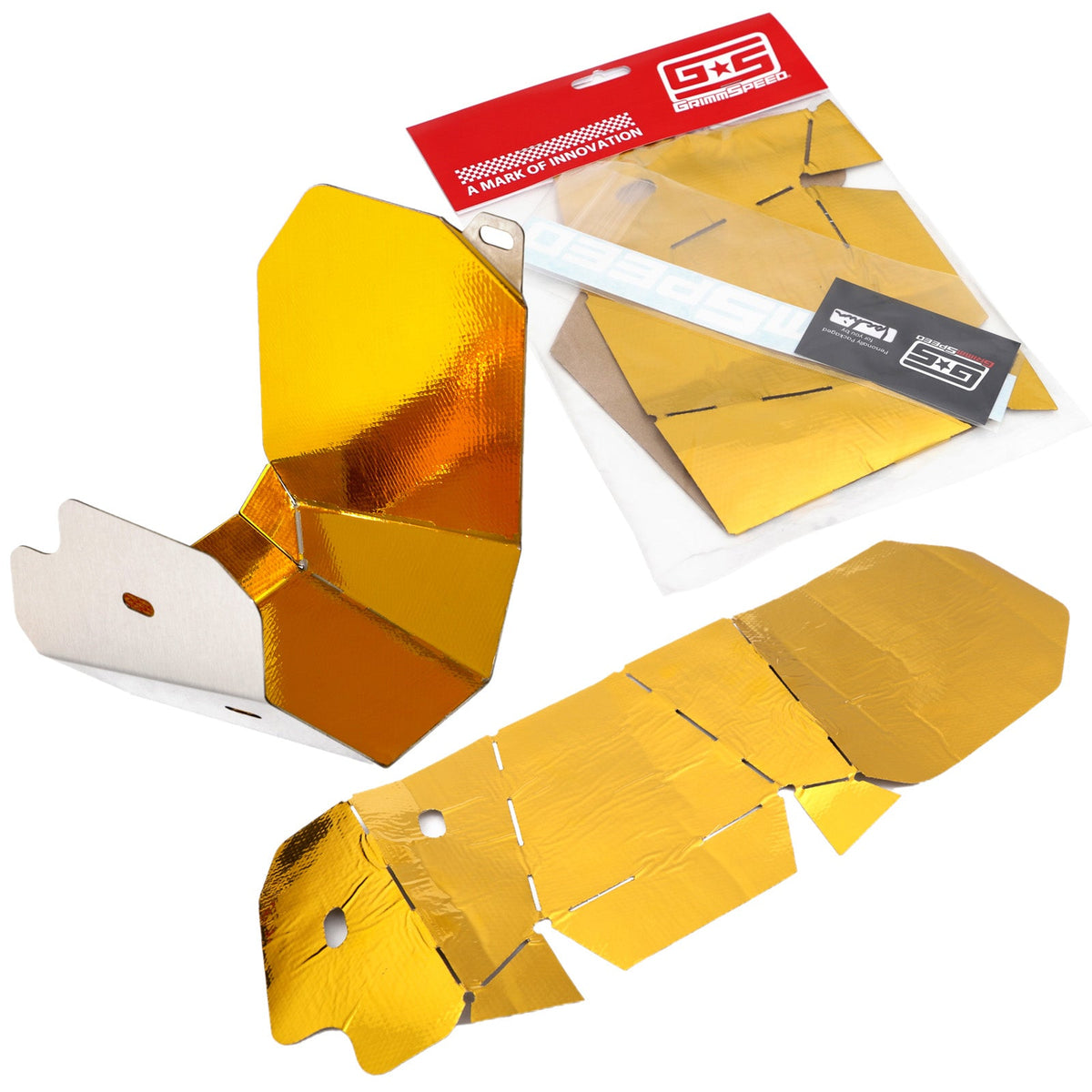 GrimmSpeed GRMGS092018 Reflect-A-Gold Foil Turbo Heatshield
