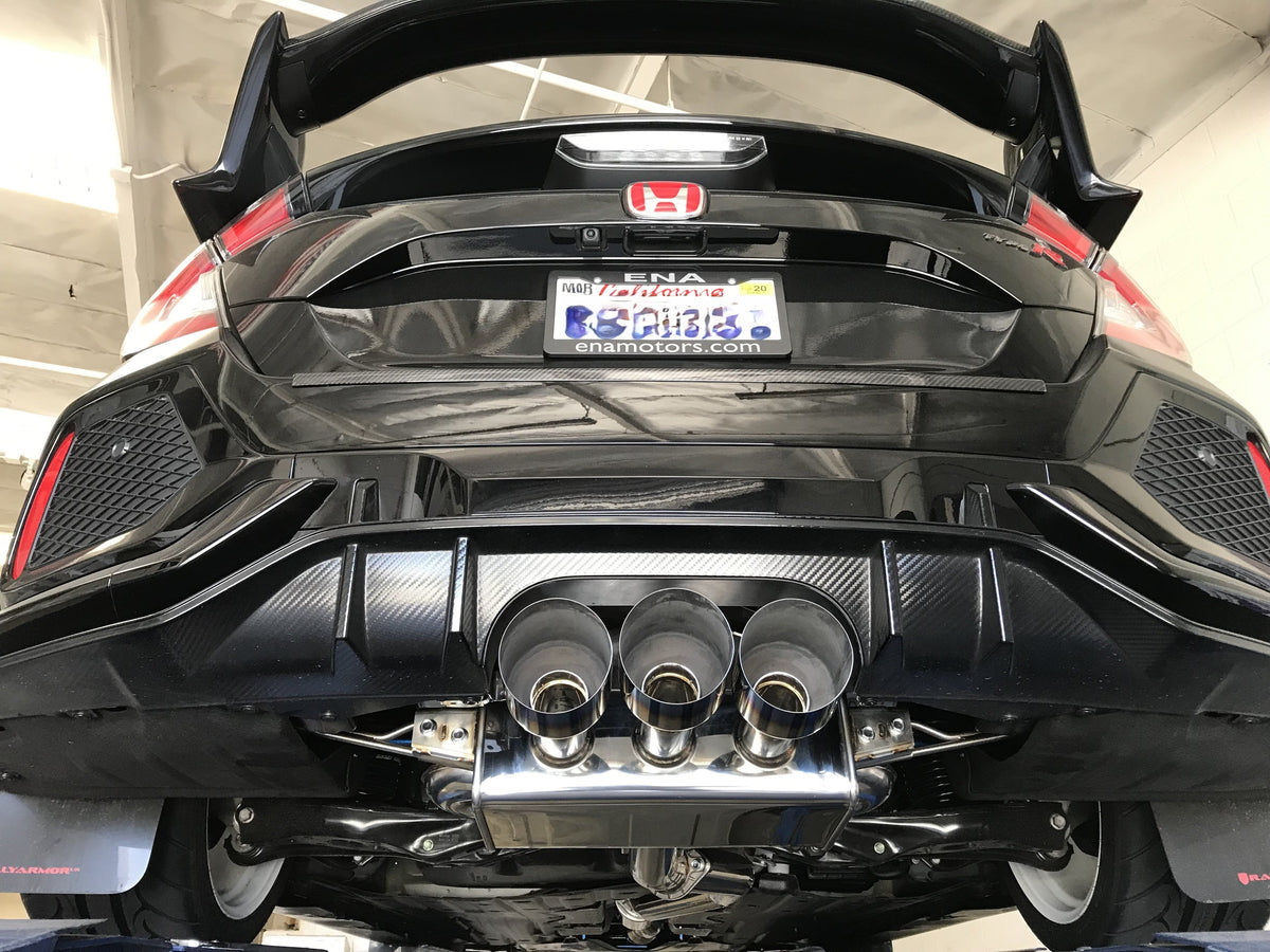 Invidia HS17CTRFQ33ST 17-21 Honda Civic Type-R FK8 Q300 Titanium tip Cat-back Exhaust