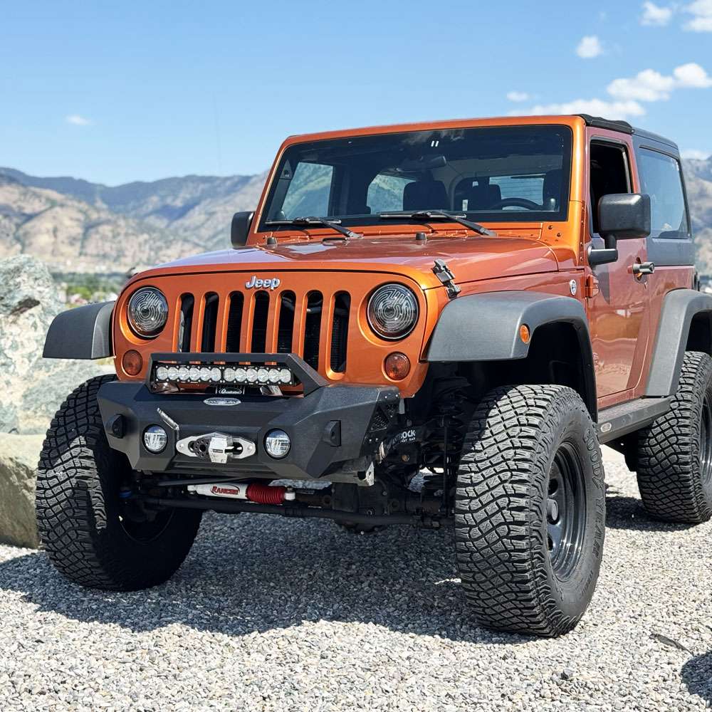 Rock Slide Engineering for 07-18 Jeep Wrangler JK Appalachian Stubby Bumper w/Winch Plate