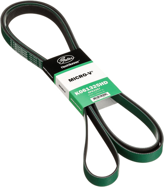 Gates K061325HD FleetRunner HD Micro-V Belt 6 Rib 3367mm