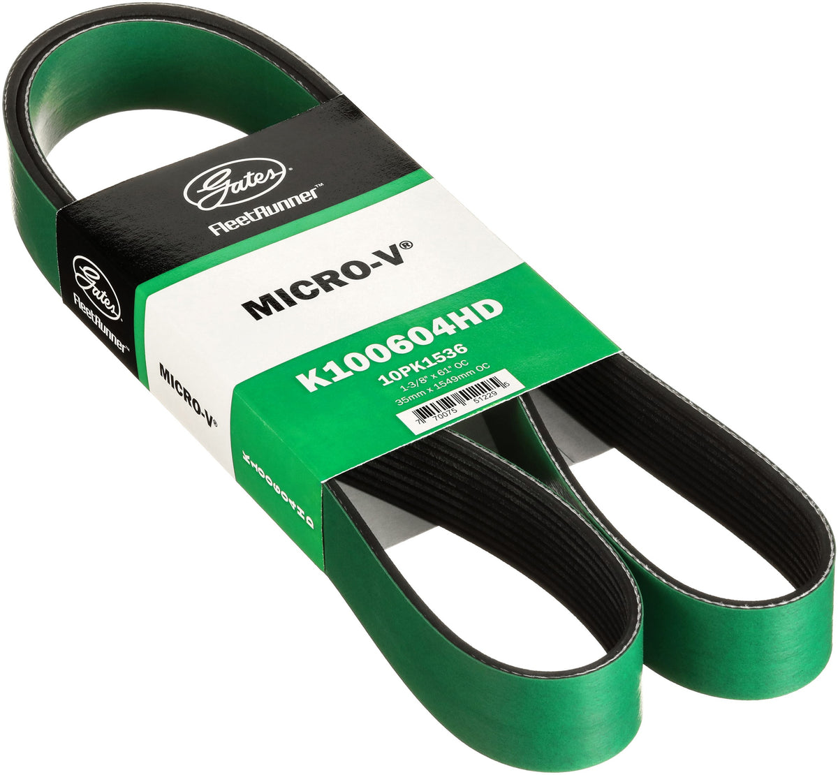 Gates K100604HD FleetRunner Micro-V Belt 60.43in