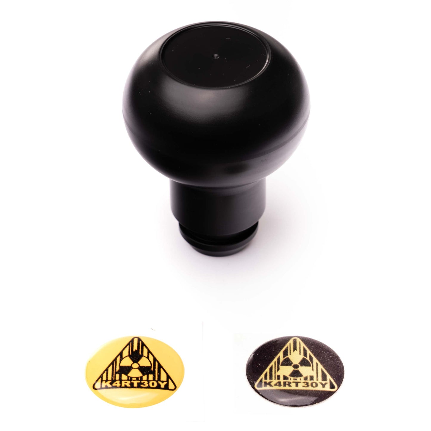 Kartboy Subaru Knuckleball Shift Knob - 5-Speed - Black Delrin KB-014-BD-5SPD