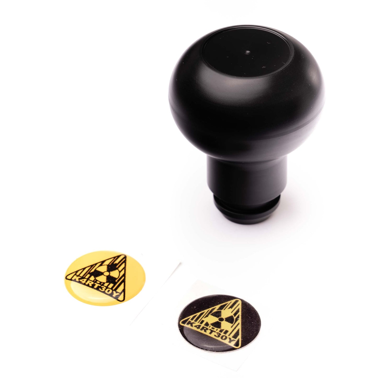 Kartboy Subaru Knuckleball Shift Knob - 5-Speed - Black Delrin KB-014-BD-5SPD