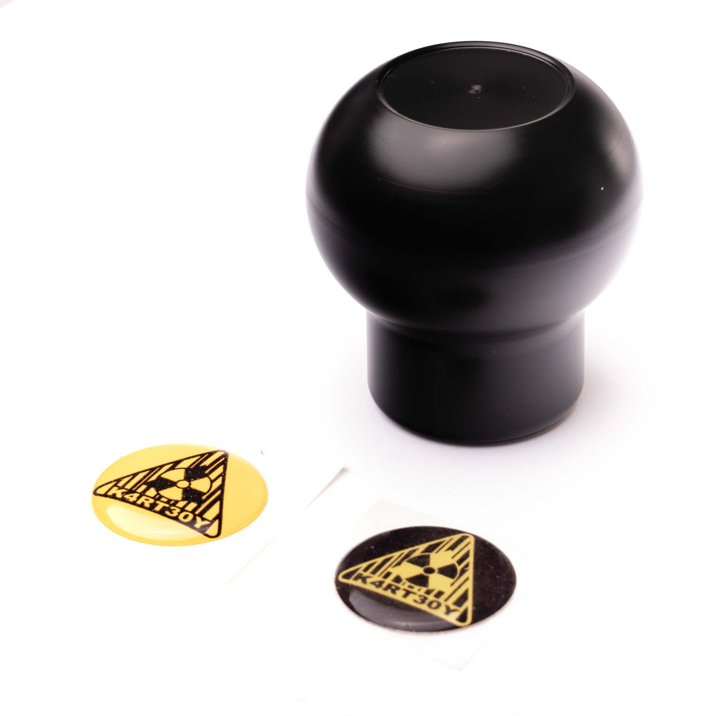 Kartboy Subaru Knuckleball Shift Knob - 6-Speed - Black Delrin KB-014-BD-6SPD