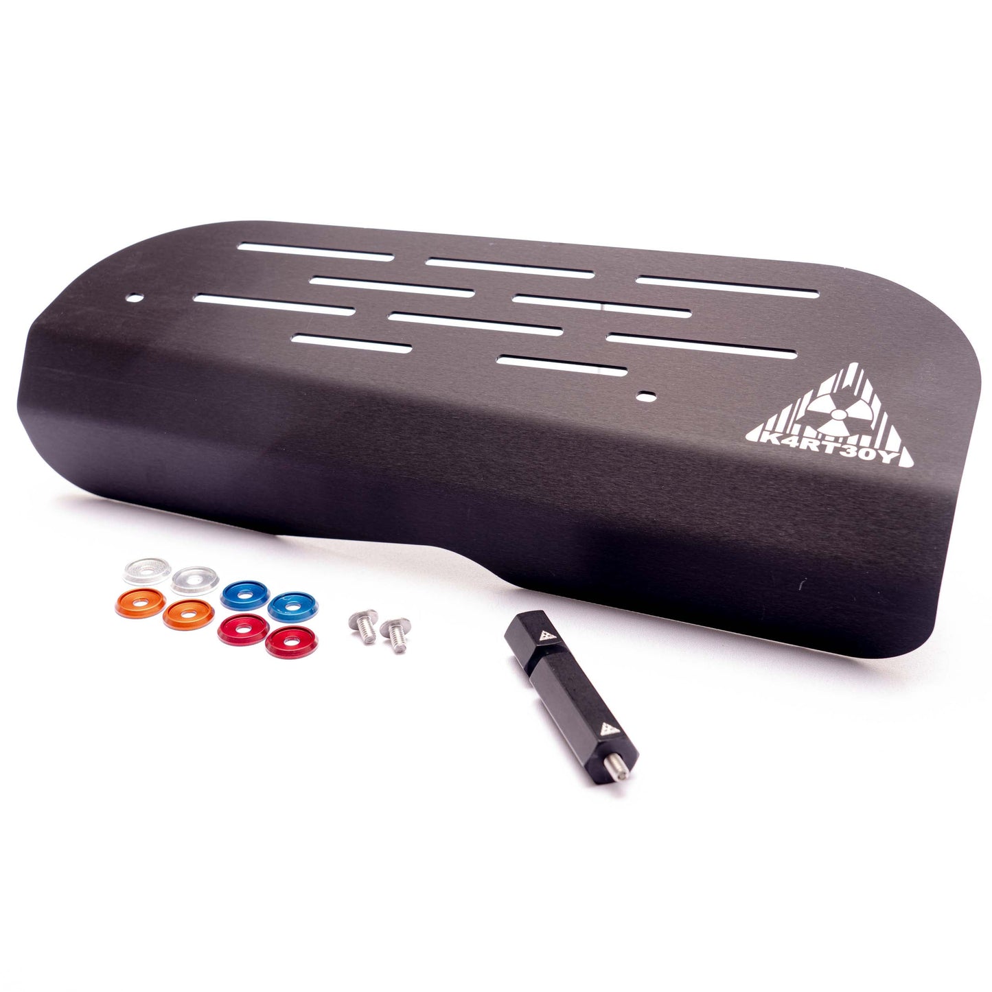 Kartboy 22-24 Subaru WRX/FA Alternator Cover - Black Anodized KB-100-ALT-FA-AL