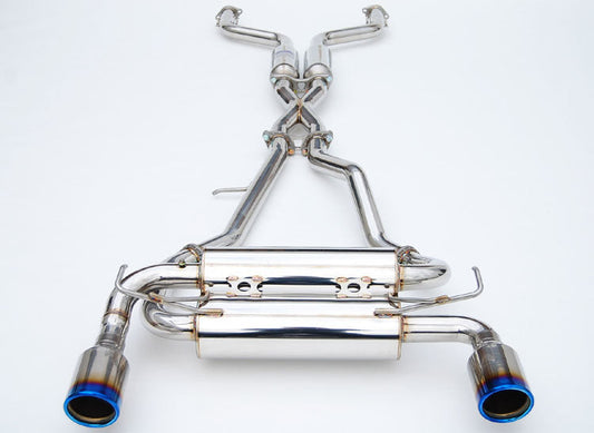 Invidia HS02N3ZGID 02-08 Nissan 350Z Gemini Rolled Titanium tip Cat-back Exhaust