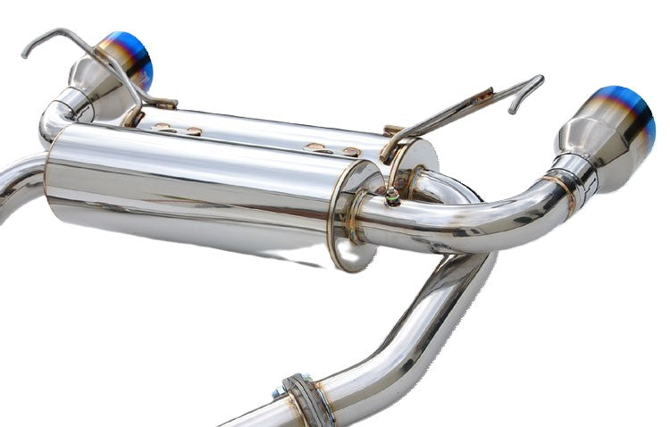 Invidia HS07IG7GIT 07-13 Infiniti G37 Coupe Gemini Single Layer Titanium tip Cat-back Exhaust