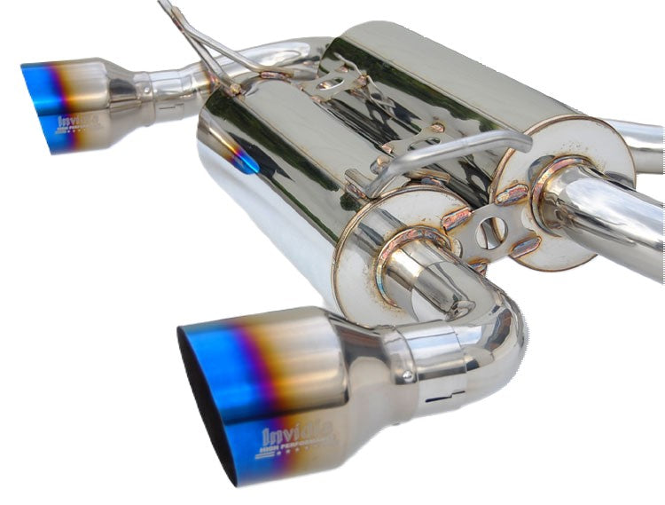 Invidia HS02N3ZGIT 02-08 Nissan 350Z Gemini Single Layer Titanium tip Cat-back Exhaust