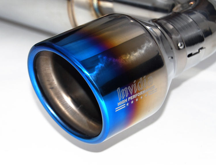 Invidia HS07IG7GID 07-13 Infiniti G37 Coupe Gemini Rolled Titanium tip Cat-back Exhaust