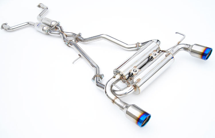 Invidia HS02N3ZGID 02-08 Nissan 350Z Gemini Rolled Titanium tip Cat-back Exhaust
