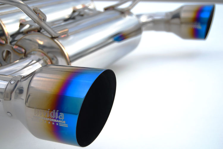 Invidia HS02N3ZGIT 02-08 Nissan 350Z Gemini Single Layer Titanium tip Cat-back Exhaust