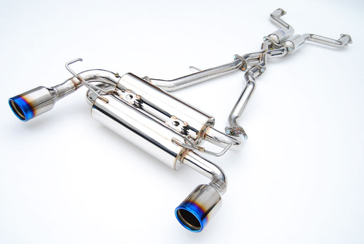 Invidia HS02N3ZGID 02-08 Nissan 350Z Gemini Rolled Titanium tip Cat-back Exhaust