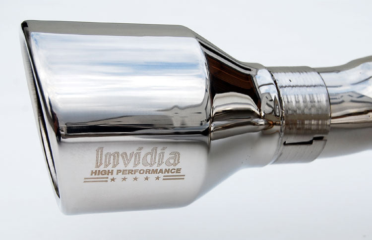 Invidia HS07IG7GIS 07-13 Infiniti G37 Coupe Gemini Rolled S.S. tips Cat-back Exhaust