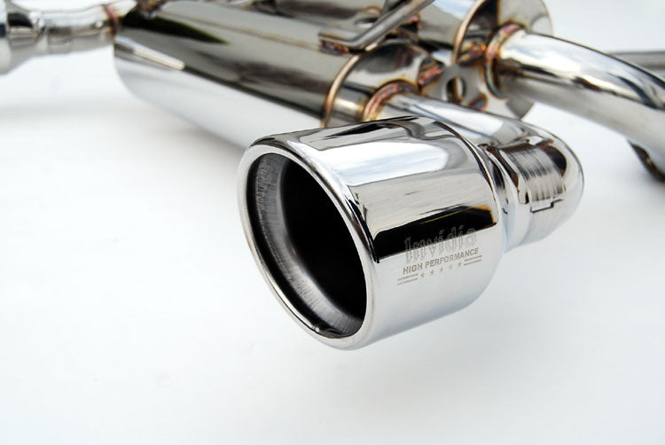 Invidia HS03IG3GIS 03-07 Infiniti G35 Coupe Gemini Rolled S.S. tip Cat-back Exhaust