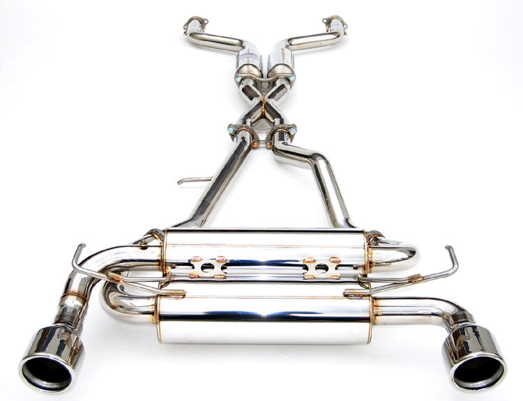 Invidia HS07IG7GIS 07-13 Infiniti G37 Coupe Gemini Rolled S.S. tips Cat-back Exhaust