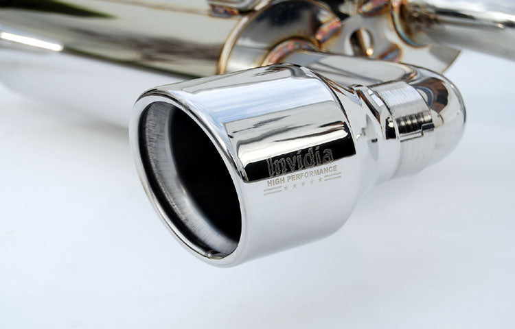 Invidia HS09N7ZGIS 09-21 Nissan 370z Gemini Rolled S.S. tip Cat-back Exhaust