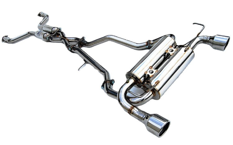 Invidia HS03IG3GIS 03-07 Infiniti G35 Coupe Gemini Rolled S.S. tip Cat-back Exhaust