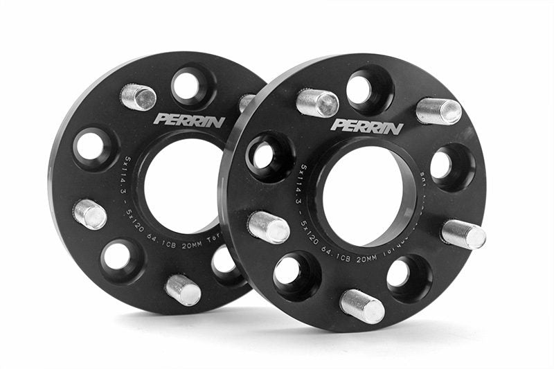 PERRIN 17-21 Honda Civic Si / 22-26 Acura Integra 64.1mm 5x114.3-5x120 Wheel Adapters 20mm - Pair