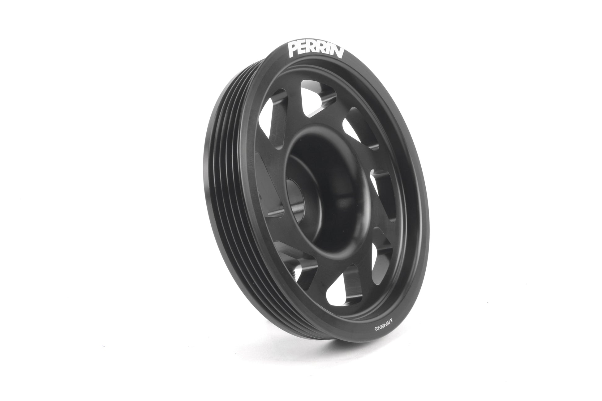 PERRIN 93-14 Subaru Impreza (Incl. 02-14 WRX) / 04-21 STI (w/o AC) Lightened Crank Pulley - Black