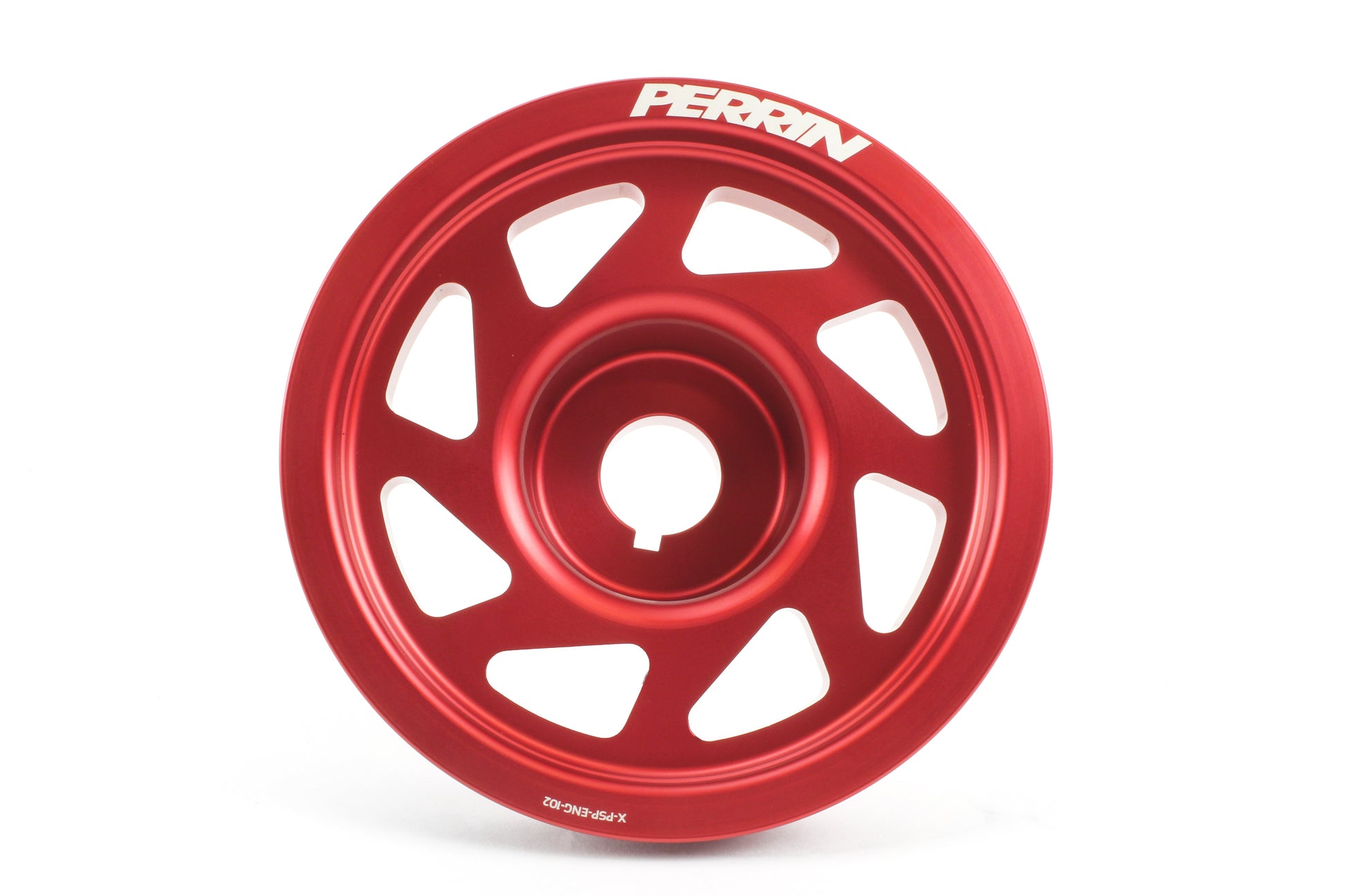 PERRIN 93-14 Subaru Impreza (Incl. 02-14 WRX) / 04-21 STI (w/o AC) Lightened Crank Pulley - Red