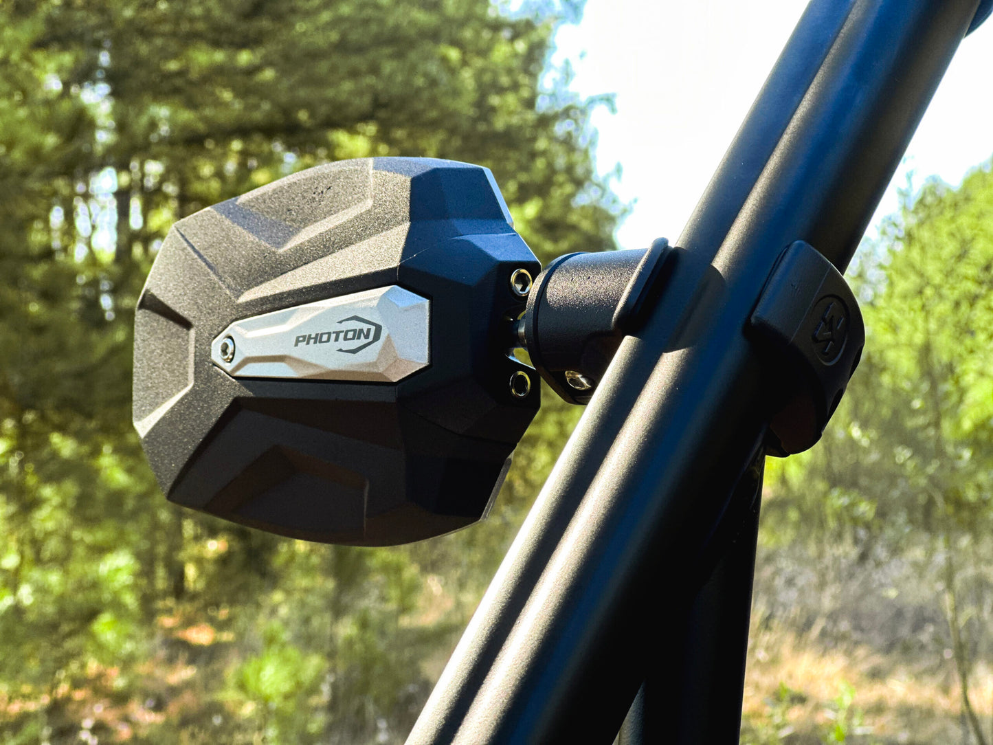 Seizmik 24+ Polaris/Can-Am/Honda/Kaw Photon Sideview Mirror - Adj. 1.75-2 in. ROP Clamp Pair 56-18112