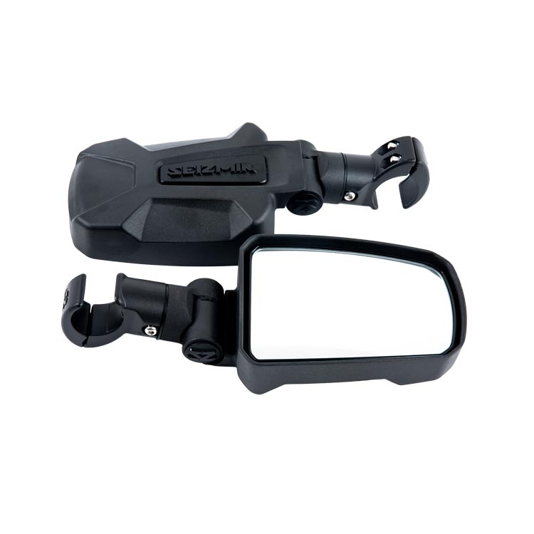 Seizmik 24+ Polaris/Can-Am/Honda/Kaw Pursuit Sideview Mirror - Adj 1.75-2 in. ROP Clamp Pair 56-18110