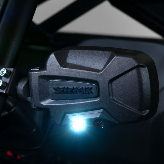 Seizmik 13+ Can/CFM/JD/Pol Pursuit Night Vision LED Mirror - Pro-fit Clamp Pair 18088