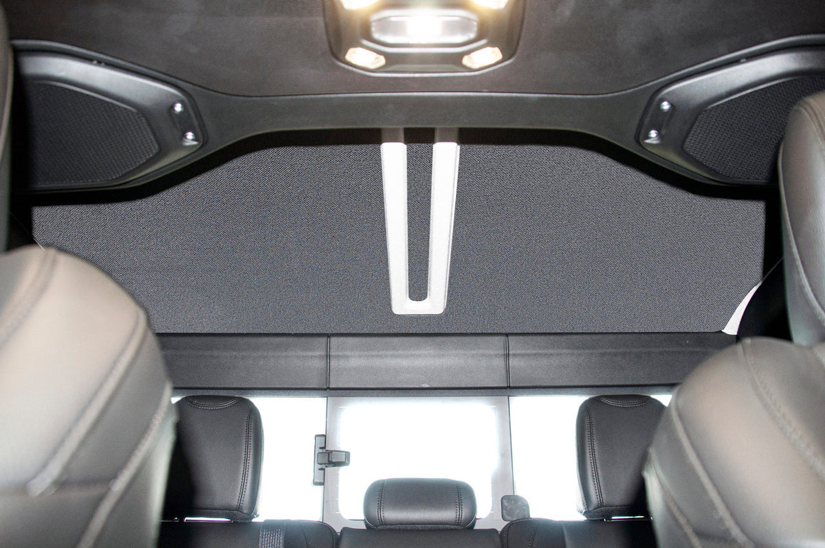 DEI for 2020-2022 Jeep Gladiator JT 4-Door Boom Mat Complete Headliner Kit - 7 Piece - Gray