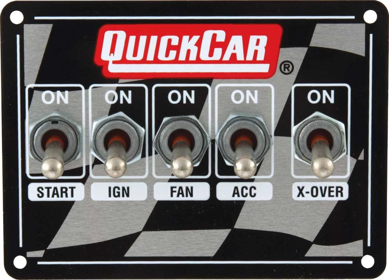 QuickCar Dual Ignition 5 Switches w/3 Wheel Brake