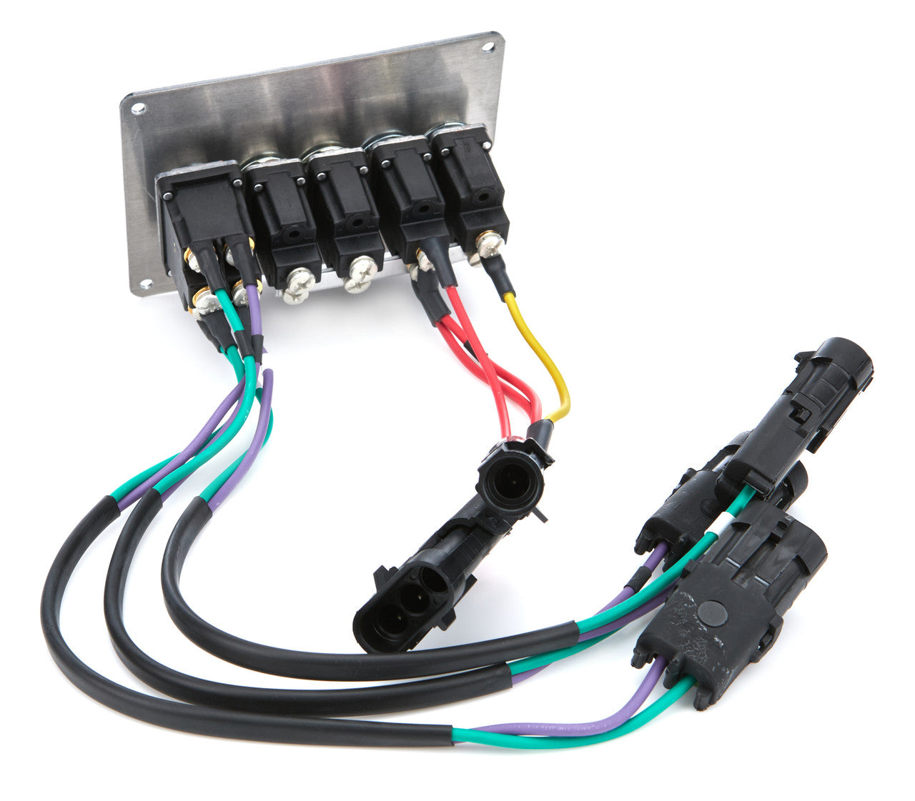 QuickCar Dual Magnetic Pick-up Single Ignition 5 Switch Flag Panel