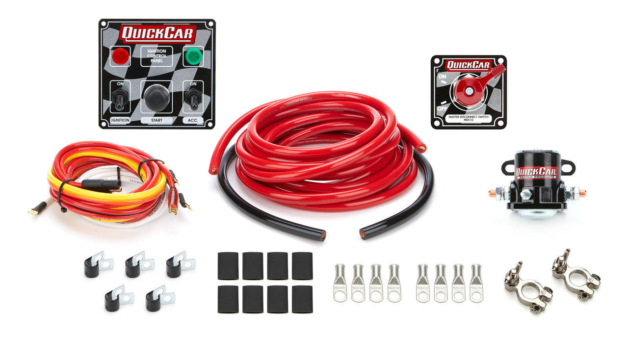 QuickCar 4 AWG Wiring Kit w/50-022 Switch Panel