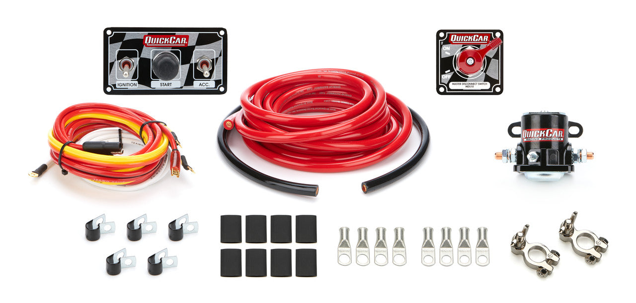 QuickCar 4 AWG Wiring Kit w/50-020 Switch Panel
