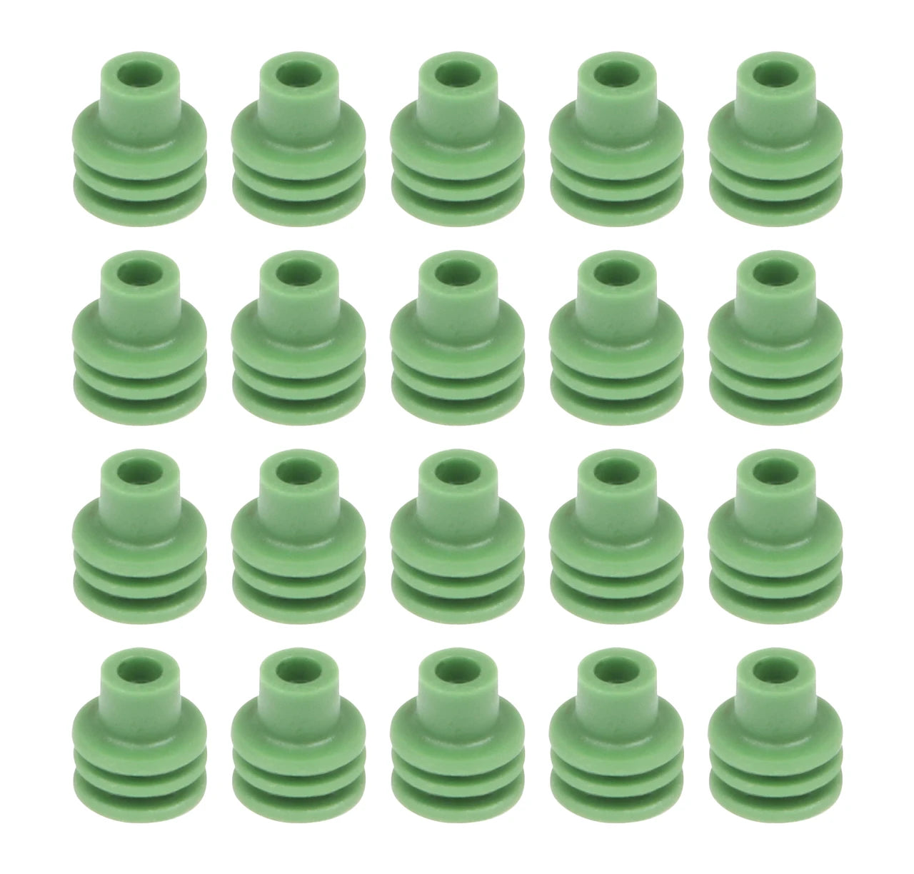 QuickCar Green Weatherpack Seals, 20 pcs.