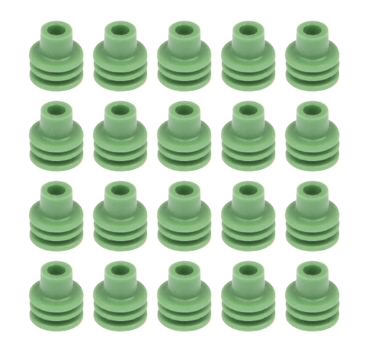 QuickCar Green Weatherpack Seals, 20 pcs.