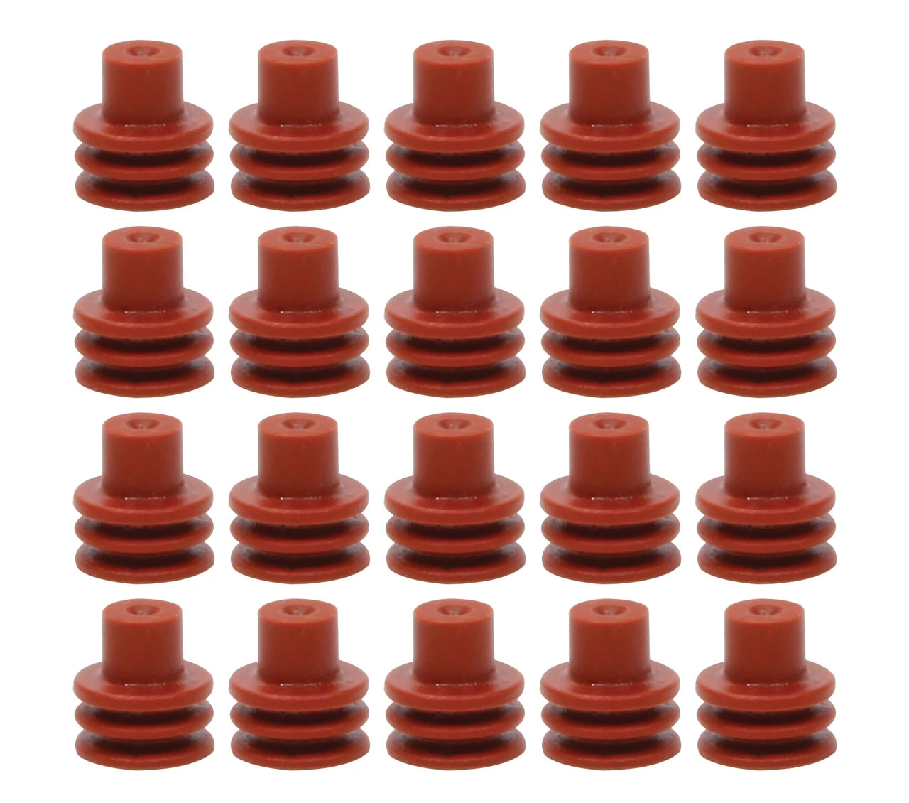 QuickCar Red Weatherpack Seals, 20 pcs.