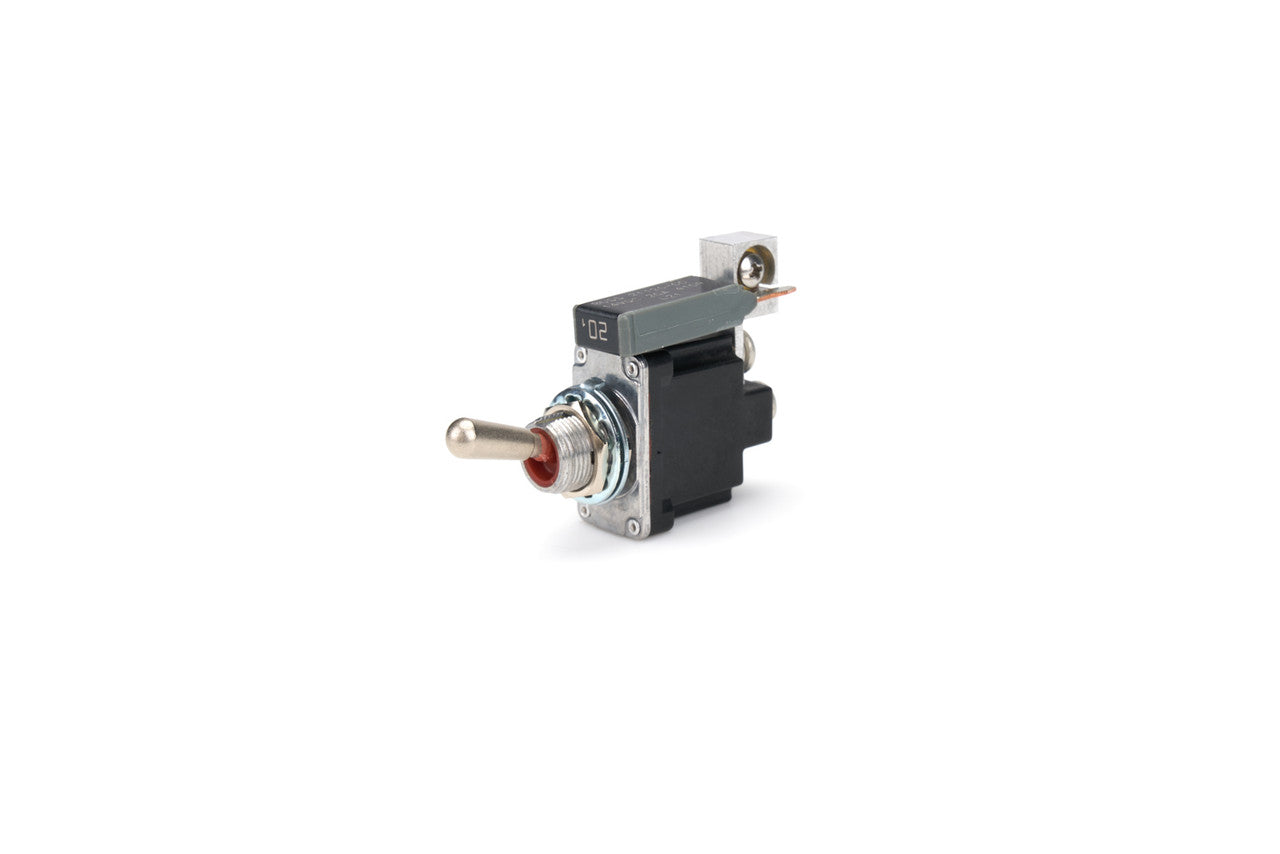 QuickCar Toggle Switch - Weatherproof, Single Pole, On-Off, Circuit Breaker-20 amp