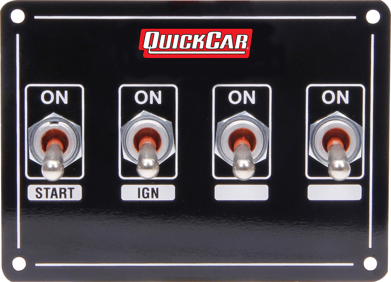 QuickCar Extreme Dual Ignition 4 Switch Panel