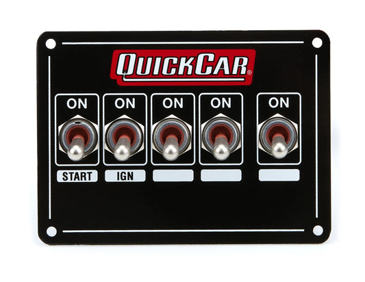 QuickCar Extreme Dual Ignition 5 Switch Panel